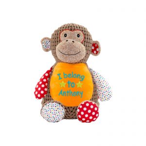 Brown Monkey Teddy I Belong Design